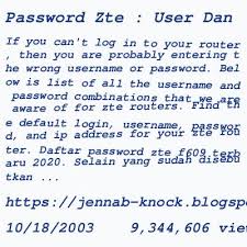 Password terbaru ada di password… cara mudah reset manual router zte f660 & f609 / indihome menggunakan smartphone. 5b9y232aqs1pcm