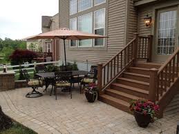 Paver Patio With Pit Seating Wall And