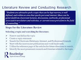 Annotated Bibliography    Critical Literature Review