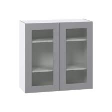 Wall Kitchen Cabinet With 2 Glass Door