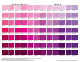 Colours Collection Purple Pantone Color Bridge Pantone