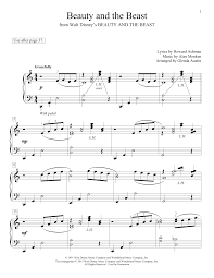 Glenda Austin "Beauty And The Beast" Sheet Music Notes | Download Printable PDF  Score 158243
