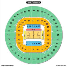 The Brilliant And Also Attractive Wvu Coliseum Seating Chart