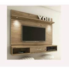 Wall Mounted Wooden Tv Unit