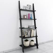 Jasper Leaning Wall Bookcase Ladder