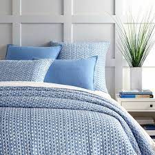 blue bedding