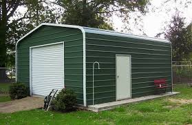 Regular style, boxed eave style, and vertical roof style. Arkansas Metal Carports Metal Garages View Out Garage Selections