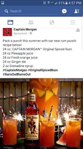 captain morgan rum punch the perfect