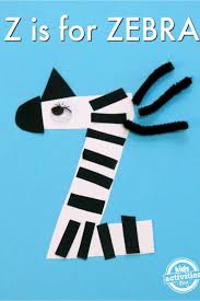 letter z craft z is for zebra