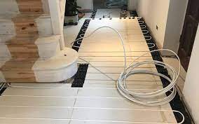 installing a wet underfloor heating system