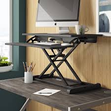 The best style depends on personal factors, including your home office space. Symple Stuff Bublitz Height Adjustable Standing Desk Converter Reviews Wayfair