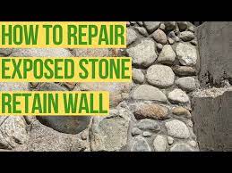 Repair A Exposed Stone Retaining Wall