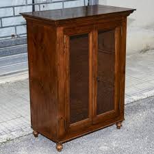 Italian Cabinet With Glass In Solid Fir
