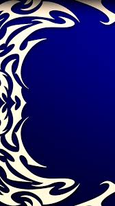 tribal blue wallpaper design for phone