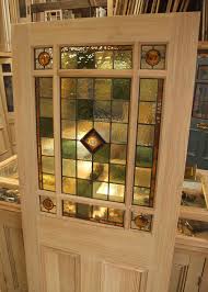 stained glass interior vestibule door
