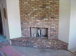 drywall over brick fireplace
