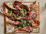 barbecued middle eastern lamb