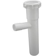 You can easily change some two drain sinks into a one drain. Plumb Pak 1 1 2 X 5 8 Plastic Tubing Dishwasher Tailpiece At Menards