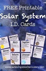 Solar System Trading Cards Printable Mars Attacks