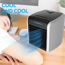 Air coolers on the other hand use water as a refrigerant. Portable Air Conditioner Cooler Summer Space Cooling Fan With 7 Colors Light Buy Portable Air Conditioner Cooler Summer Space Cooling Fan With 7 Colors Light In Tashkent And Uzbekistan Prices Reviews Zoodmall