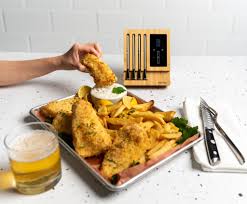 air fryer fish and chips with meater