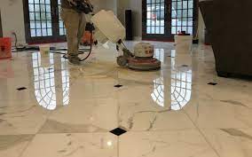 marble floor polishing marble stone