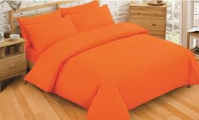 Orange Colour Bedding Duvet Quilt Cover