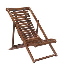 recliner wooden folding chair