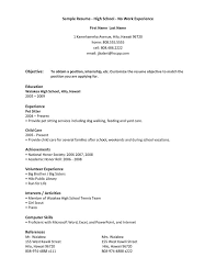 Sample Resume Objective For College Student   http   www     