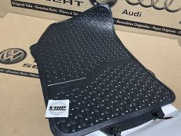 vw up front rubber foot mats rhd all