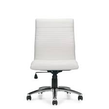 luxhide executive chair armless