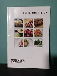 insanity elite nutrition guide book