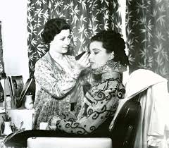 vivien leigh in the make up chair