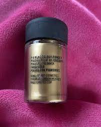 mac pigment glitter gold metallic