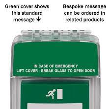 Emergency Exit Door Release Cover With