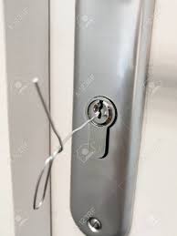 When securing your home a deadbolt lock is without question the safest way to go. Small Metal Wire Inserted In The Keyhole Of The Door For Unlocking Doors Without Key Stock Photo Picture And Royalty Free Image Image 103318858