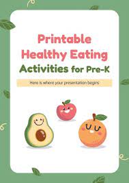 printable healthy eating activities