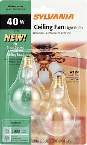 Sylvania 40 Watt A15 Dimmable Incandescent Light Bulbs 2 Pack At Menards