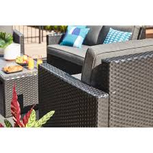 Roth Hazelview Black Resin Wicker Patio