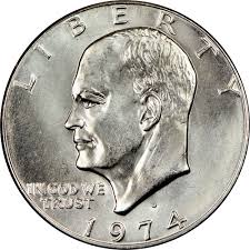 1974 D 1 Ms Eisenhower Dollars Ngc