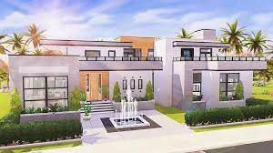 Looking for a modern bloxburg house under 30k, then you are better off with anix's cheap mini mansion. Aveline On Instagram Big Modern Family Home 5 Bedrooms 7 Bathrooms Oasis Springs 40x30 Modern Family House Sims 4 Modern House Sims House Plans