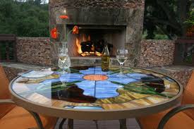 Stained Glass Patio Furniture An