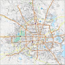 Map of houston (texas / usa), satellite view: Map Of Houston Texas Gis Geography