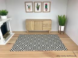 modern dollhouse rugs printables