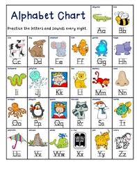 Small Take Home Student Alphabet Cards And Alphabet Chart