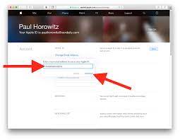 change email address linked to apple id