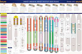 deck plans disney dream disney