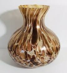 large murano art glass vase italy