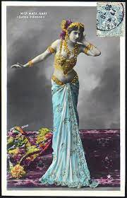 Mata Hari Exotic Dancer Spy French Postcard Restored - Etsy