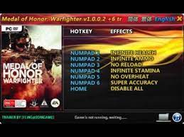 best trainer cheat for medal of honor